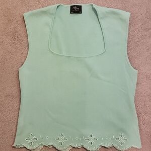 Milk & Honey Mint Green Sleeveless Top